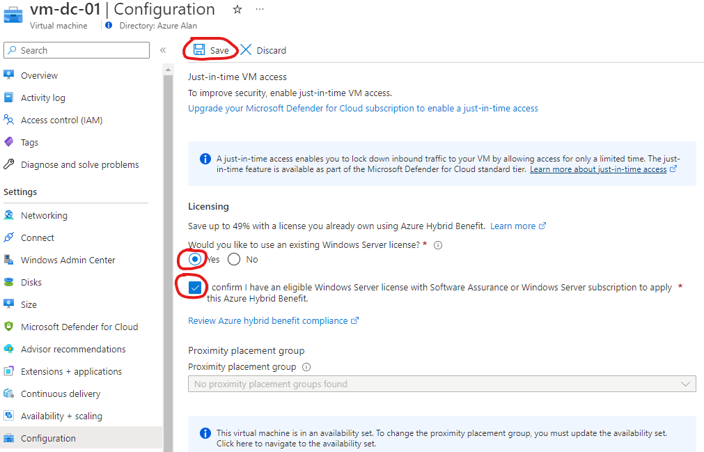 Why are you not using Azure Hybrid Use Benefit?